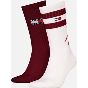 Men's Tommy Hilfiger 2 Pack Trainer Signature Mens Crew Socks Red - Multi - Size: 9/9.5/11/10.5/10/11.5/12 Men's Tommy Hilfiger 2 Pack Trainer Signature Mens Crew Socks Red - Multi - Size: 9/9.5/11/10.5/10/11.5/12