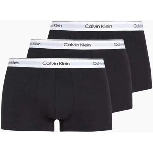 Calvin Klein Men's 3-Pack Icon Cotton Stretch Low-Rise Boxer Trunks, Black/white - Size: 44/32 Calvin Klein Men's 3-Pack Icon Cotton Stretch Low-Rise Boxer Trunks, Black/white - Size: 44/32