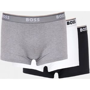 Hugo Boss Men's BOSS Orange 3 Pack Mens Power Trunks NOS - White/Grey/Black 999 - Size: 35/34/32 Hugo Boss Men's BOSS Orange 3 Pack Mens Power Trunks NOS - White/Grey/Black 999 - Size: 35/34/32