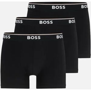 Hugo Boss Men's BOSS Orange Power Three Pack Mens Stretch Cotton Boxer Briefs With Logos NOS - Black 001 - Size: 35/34/32 Hugo Boss Men's BOSS Orange Power Three Pack Mens Stretch Cotton Boxer Briefs With Logos NOS - Black 001 - Size: 35/34/32