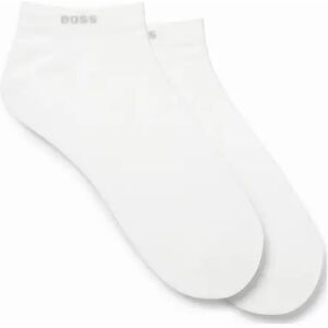 Hugo Boss Men's 2 Pack of Ankle Socks - White - Size: 6/6.5/8.5/7/9/11/10.5/9.5/8/10/11.5/12/7.5 Hugo Boss Men's 2 Pack of Ankle Socks - White - Size: 6/6.5/8.5/7/9/11/10.5/9.5/8/10/11.5/12/7.5