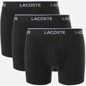 Men's Lacoste 3-Pack Stretch Cotton Boxer Briefs, Black - Size: 32/34/35 Men's Lacoste 3-Pack Stretch Cotton Boxer Briefs, Black - Size: 32/34/35