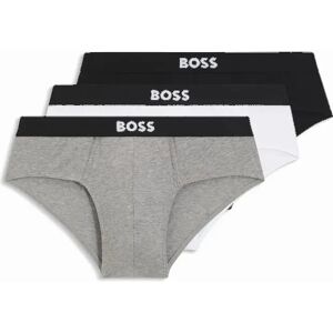 Hugo Boss Men's 3 Pack of Logo Briefs - Grey - Size: 2XL Hugo Boss Men's 3 Pack of Logo Briefs - Grey - Size: 2XL