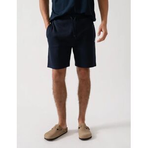 Hugo Boss Men's BOSS Orange Waffle Mens Cotton Blend Waffle Structure Pyjama Shorts with Embroidered Logo NOS - Dark Blue 403 - Navy - Size: M Hugo Boss Men's BOSS Orange Waffle Mens Cotton Blend Waffle Structure Pyjama Shorts with Embroidered Logo NOS - Dark Blue 403 - Navy - Size: M