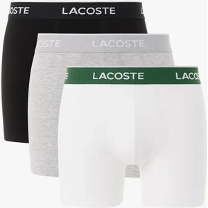 Men's Lacoste 3 Pack Boxer Briefs Mens Boxer Briefs Black/White/Silver Chine - Multi - Size: 32/33/32 Men's Lacoste 3 Pack Boxer Briefs Mens Boxer Briefs Black/White/Silver Chine - Multi - Size: 32/33/32