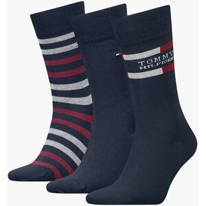 Men's Tommy Hilfiger 3 Pack Giftbox Tommy Stripe Mens Socks Navy - Blue - Size: 6/6.5/7/8/7.5 Men's Tommy Hilfiger 3 Pack Giftbox Tommy Stripe Mens Socks Navy - Blue - Size: 6/6.5/7/8/7.5