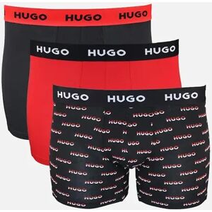 Hugo Boss Men's Hugo 3-Pack Design Boxer Briefs, Multicolour - Black - Size: 38/39/32 Hugo Boss Men's Hugo 3-Pack Design Boxer Briefs, Multicolour - Black - Size: 38/39/32