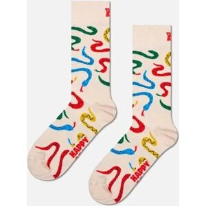 Happy Socks Men's Snakes Socks, Beige/multi - Size: 7/7.5/8/8.5/5/5.5/6.5/6 Happy Socks Men's Snakes Socks, Beige/multi - Size: 7/7.5/8/8.5/5/5.5/6.5/6