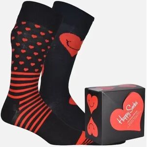 Happy Socks Men's 2-Pack I Heart You Socks Gift Box, Black/red - Size: 7/7.5/8/8.5/5/5.5/6.5/6 Happy Socks Men's 2-Pack I Heart You Socks Gift Box, Black/red - Size: 7/7.5/8/8.5/5/5.5/6.5/6