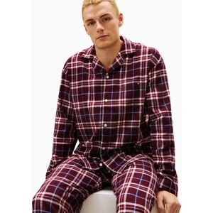 Tommy Hilfiger Men's Tartan Flannel Pyjamas Gift Set, Burgundy - Size: L Tommy Hilfiger Men's Tartan Flannel Pyjamas Gift Set, Burgundy - Size: L