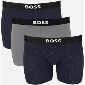 Hugo Boss Men's BOSS 3-Pack Boss One D Boxer Briefs, Black, Grey - Size: 32/34/35 Hugo Boss Men's BOSS 3-Pack Boss One D Boxer Briefs, Black, Grey - Size: 32/34/35