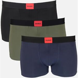 Hugo Boss Men's HUGO 3-Pack Logo Patch Galaxy Boxer Trunks, Black,Green, Navy - Size: 32/34/35 Hugo Boss Men's HUGO 3-Pack Logo Patch Galaxy Boxer Trunks, Black,Green, Navy - Size: 32/34/35