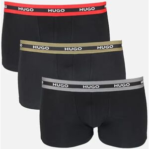 Hugo Boss Men's HUGO 3-Pack Planet Boxer Trunks, Black - Size: 37/36/32 Hugo Boss Men's HUGO 3-Pack Planet Boxer Trunks, Black - Size: 37/36/32