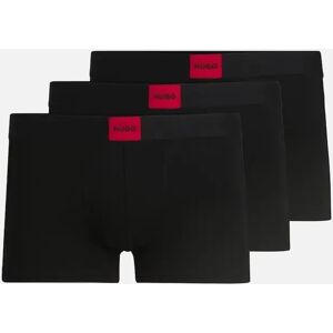Hugo Boss Men's HUGO 3-Pack Logo Patch Galaxy Boxer Trunks, Black - Size: 32/30/31 Hugo Boss Men's HUGO 3-Pack Logo Patch Galaxy Boxer Trunks, Black - Size: 32/30/31