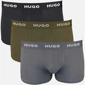 Hugo Boss Men's HUGO 3-Pack Boxer Trunks, Black, Green, Grey - Size: 32/30/31 Hugo Boss Men's HUGO 3-Pack Boxer Trunks, Black, Green, Grey - Size: 32/30/31