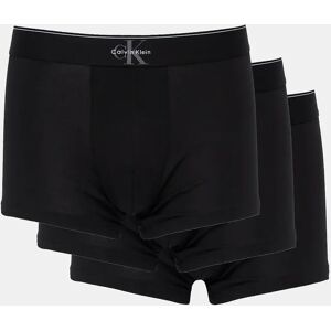 Men's Calvin Klein 3-Pack Graphic Monogram Mens Cotton Trunks - Black/Grey/White - Multi/Black/Grey/White - Size: 37/36/32 Men's Calvin Klein 3-Pack Graphic Monogram Mens Cotton Trunks - Black/Grey/White - Multi/Black/Grey/White - Size: 37/36/32