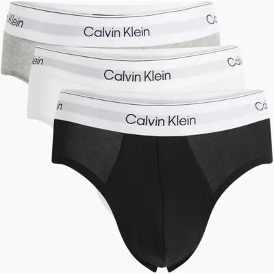 Calvin Klein Men's 3-Pack Icon Cotton Stretch Men's Briefs, Black/White/Grey - Size: 37/36/32 Calvin Klein Men's 3-Pack Icon Cotton Stretch Men's Briefs, Black/White/Grey - Size: 37/36/32
