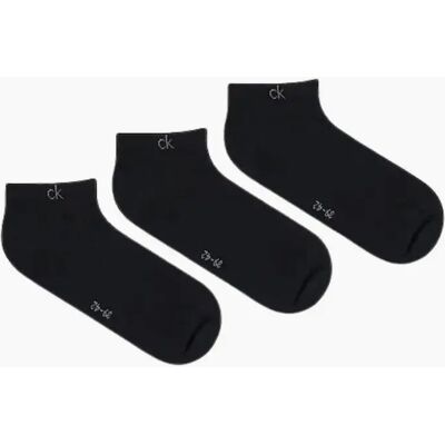Calvin Klein Men's 3-Pack CK Premium Combed Cotton Trainer Socks, Black - Black/Black/Black - Size: 9/9.5/10/10.5/11/11.5/12 Calvin Klein Men's 3-Pack CK Premium Combed Cotton Trainer Socks, Black - Black/Black/Black - Size: 9/9.5/10/10.5/11/11.5/12