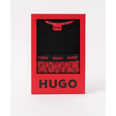 Hugo Boss Men's HUGO Aaron Mens Short Pyjama Set - Open Red 640 - Size: M Hugo Boss Men's HUGO Aaron Mens Short Pyjama Set - Open Red 640 - Size: M