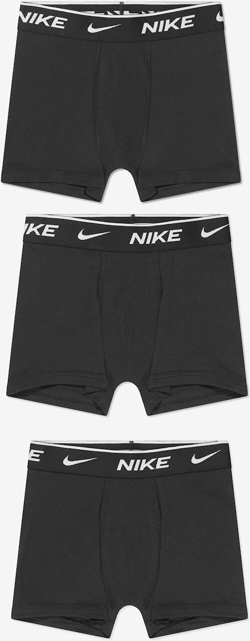 Boy's Nike Boys 3 Pack Essential Boxer Shorts Set in Black - Size: 8 - 10 yrs