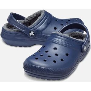 Women's Crocs Unisex Classic Lined Clog Navy - Size: EU 46-47