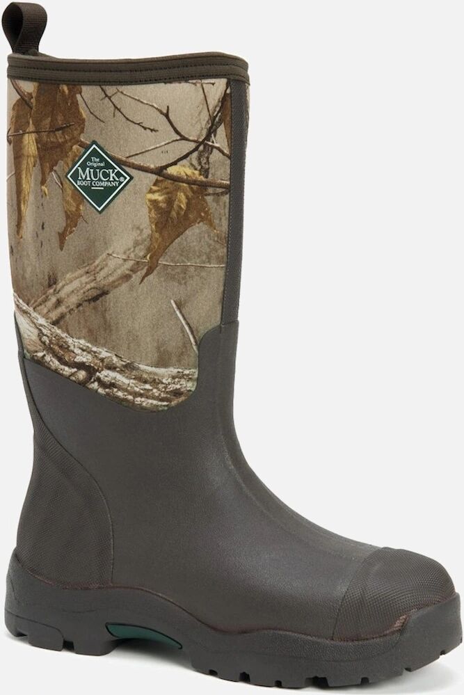 Muck Boot Men's Derwent II All Purpose Mens Wellingtons - Black Bark Rubber - Size: 12