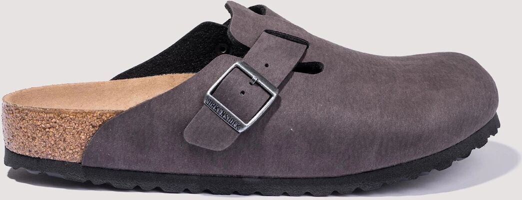 Birkenstock Clogs Men's Boston Vegan Clogs - Desert Dust Black - Size: 9