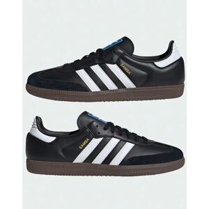 Men's Adidas Originals Samba OG Trainers Black - Black/Black - Size: 7,