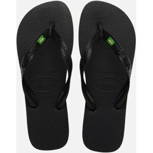 Men's Havaianas Men's Brasil Logo Flip Flops - Black/Black - Size: 10/9.5/9 Men's Havaianas Men's Brasil Logo Flip Flops - Black/Black - Size: 10/9.5/9