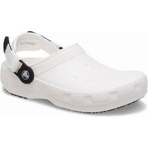 Men's Crocs Classic Work Clog Thermoplastic Men's White Clogs - Size: UK 8 / eu 42-43 / us m9-w11 Men's Crocs Classic Work Clog Thermoplastic Men's White Clogs - Size: UK 8 / eu 42-43 / us m9-w11