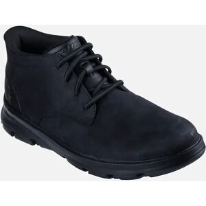 Men's Skechers Arch Fit Garza Ridley Leather Men's Black Ankle Boots - Size: 8 Men's Skechers Arch Fit Garza Ridley Leather Men's Black Ankle Boots - Size: 8