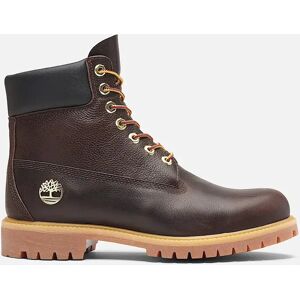 Men's Timberland Mens Premium 6 Inch Full Grain Leather Waterproof Boot - Dark Brown/Black - Size: 10 Men's Timberland Mens Premium 6 Inch Full Grain Leather Waterproof Boot - Dark Brown/Black - Size: 10