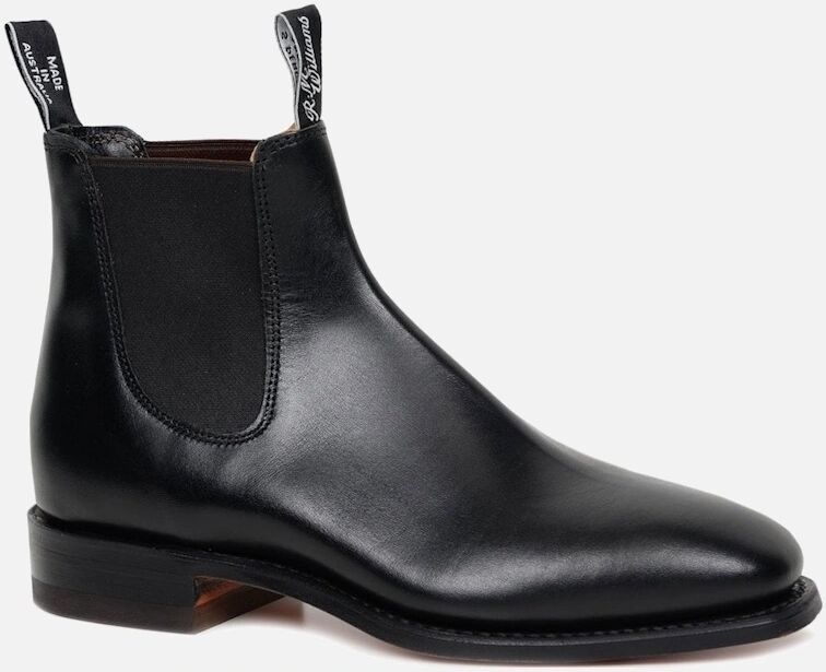 RM Williams Men's Classic Craftsman Mens Chelsea Boots - Black - Size: 10.5