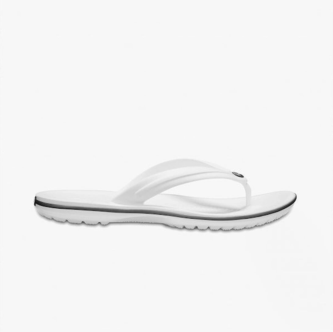 Crocs CROCBAND FLIP Unisex Flip-Flops White - Size: MEN s uk 8 / women s uk 9