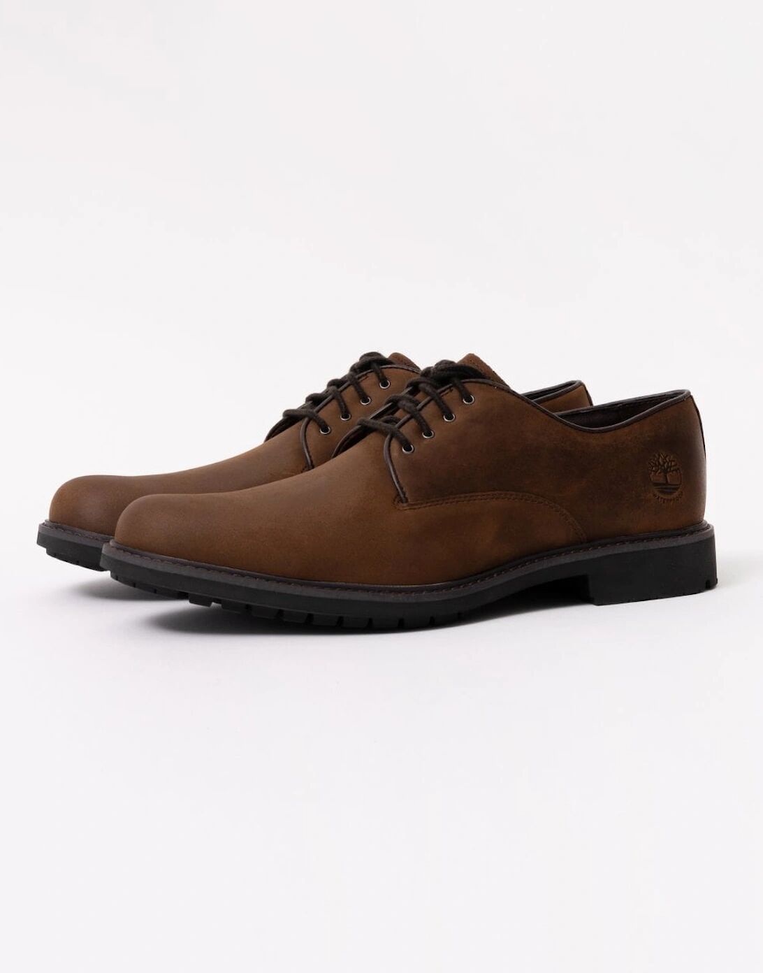 Men's Timberland Earthkeepers Stormbuck Plain Toe Mens Oxford - Dark Brown Nubuck - Size: 8/G