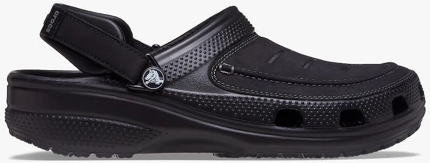 Men's Crocs 207689-0DD YUKON VISTA II LITERIDE Mens Clogs Black/Slate Grey - Size: 7