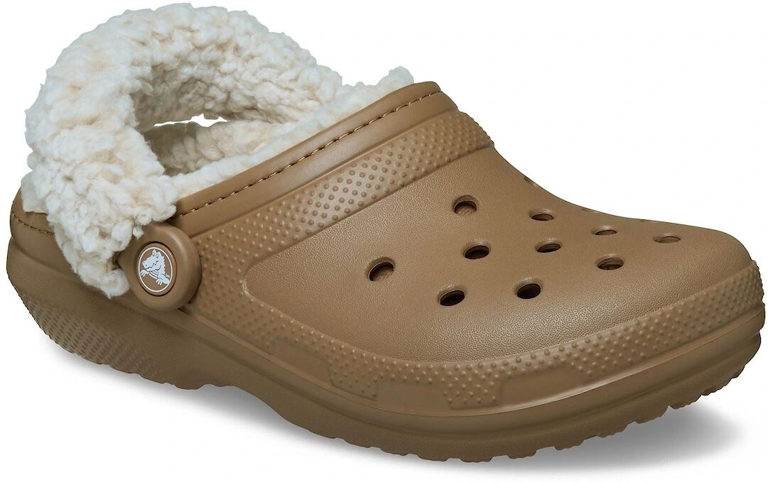 Men's Crocs Classic Fleece Lined Thermoplastic Men's Sepia Clogs - Tan - Size: UK 12 / eu 48/49 / us m13