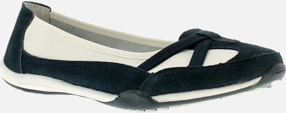 Women's Strollers Womens Flat Shoes Jay Coated Leather Slip On blue UK Size - Size: 8