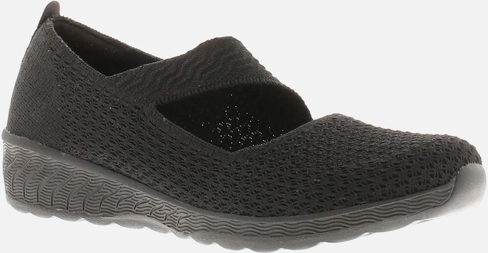 Women's Skechers Womens Casual Shoes Pumps Knitted Up Lifted black UK Size - Size: 6