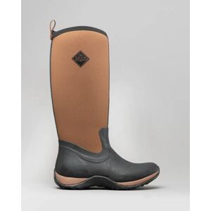 Women's Muck Boots ARCTIC ADVENTURE Womens Rubber Wellington Boots Black/Tan - Size: 8