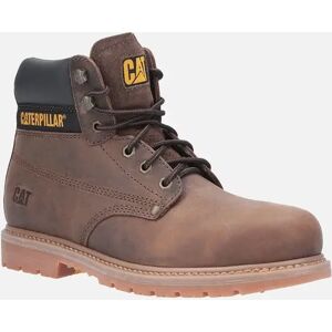 Men's Caterpillar Mens Powerplant GYW Leather Safety Boot - Brown - Size: 10 Men's Caterpillar Mens Powerplant GYW Leather Safety Boot - Brown - Size: 10