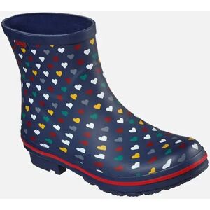 Women's Skechers Womens BOBS Rain Check Love Splash Wellington Boots - Navymulti - Size: 6