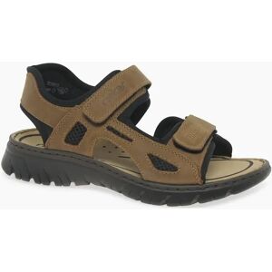 Rieker Men's Harbour Mens Casual Sandals - Tan - Size: 10 Rieker Men's Harbour Mens Casual Sandals - Tan - Size: 10
