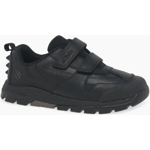 Clarks Boy's Steggy 2 Pace K Boys Infant School Shoes - Black - Size: 1.5 (older)/F (Standard) Clarks Boy's Steggy 2 Pace K Boys Infant School Shoes - Black - Size: 1.5 (older)/F (Standard)