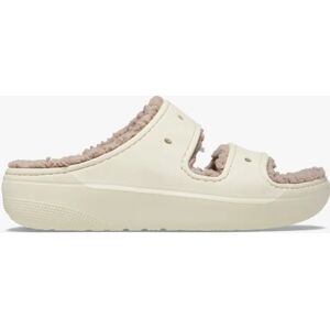 Women's Crocs 207446-2YC CLASSIC COZZZY Unisex Sliders Bone/Mushroom - Cream - Size: MEN s uk 3 / women s uk 4 Women's Crocs 207446-2YC CLASSIC COZZZY Unisex Sliders Bone/Mushroom - Cream - Size: MEN s uk 3 / women s uk 4