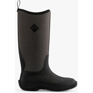 Women's Muck Boots HALE HERRINGBONE Womens Rubber Wellington Boots Black - Size: 8 Women's Muck Boots HALE HERRINGBONE Womens Rubber Wellington Boots Black - Size: 8