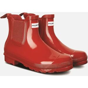 Women's Hunter Women's Womens Original Chelsea Gloss Boot in Military Red - Size: 8 Women's Hunter Women's Womens Original Chelsea Gloss Boot in Military Red - Size: 8