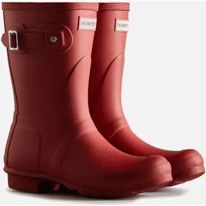 Women's Hunter Women's Original Short Wellington Boots in Red - Size: 6 Women's Hunter Women's Original Short Wellington Boots in Red - Size: 6