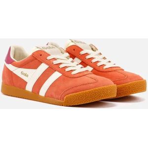 Women's Gola Elan Suede Women's Hot Coral/Off White/ Fuchsia Trainers - Orange - Size: 6 Women's Gola Elan Suede Women's Hot Coral/Off White/ Fuchsia Trainers - Orange - Size: 6