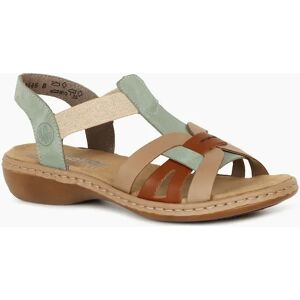 Rieker Women's Globe Womens Sandals - Brown - Size: 8 Rieker Women's Globe Womens Sandals - Brown - Size: 8